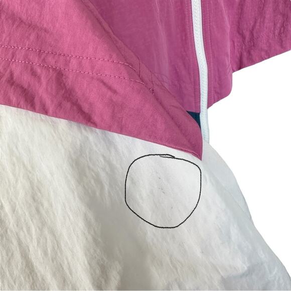 Nike Sportswear Icon Clash Track Jacket Windbreaker Pink Blue Women’s Size Large - Picture 16 of 16